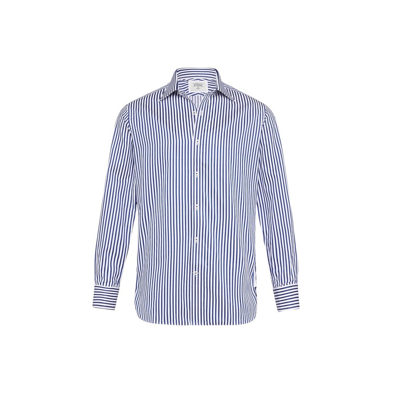 The Noble Stripe Shirt Navy 36