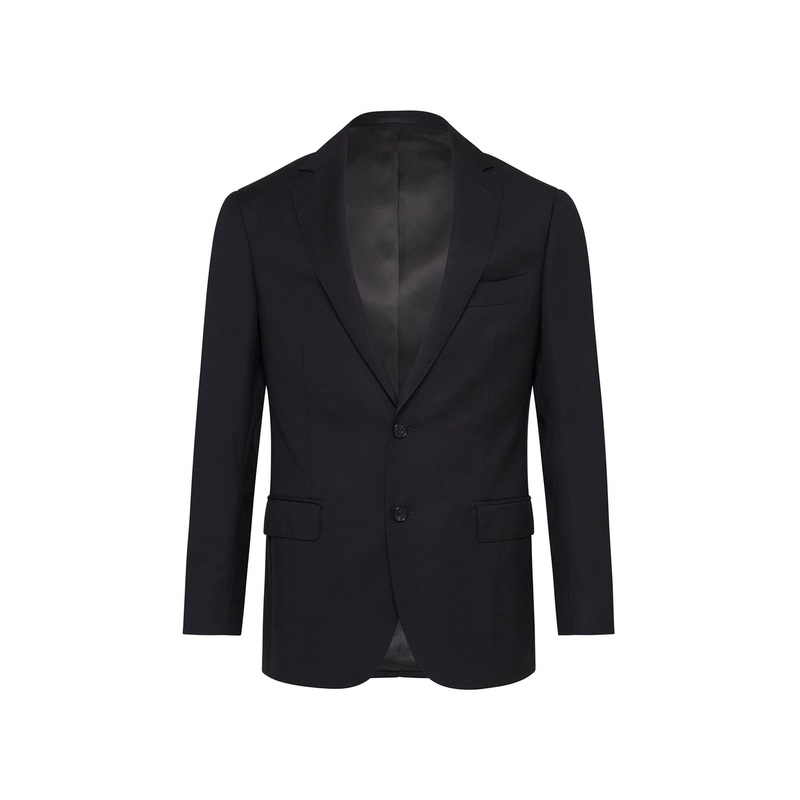 Saunders Black Slim Jacket Black Regular 34