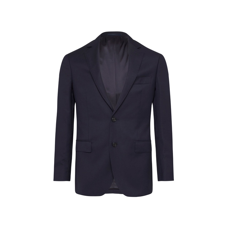 Saunders Navy Slim Jacket Navy Regular 36