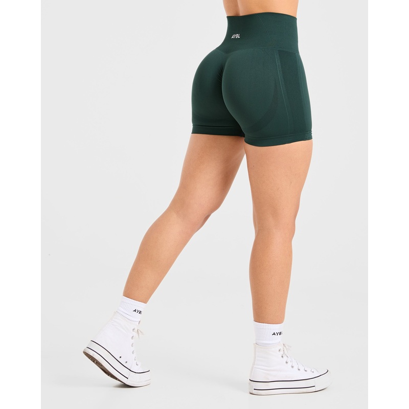 Empower Seamless Shorts – Dark Green XS