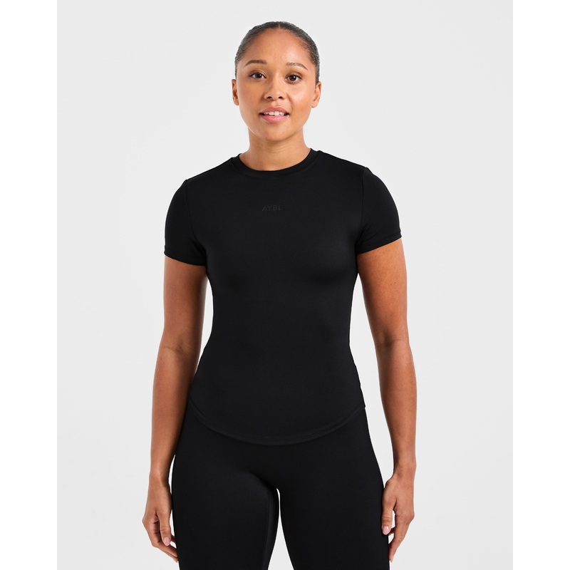 Sculpt T Shirt – Black XS
