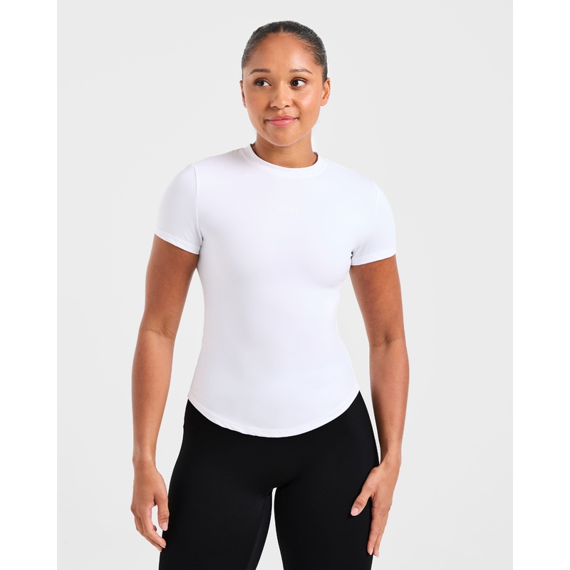 Sculpt T Shirt – White XS