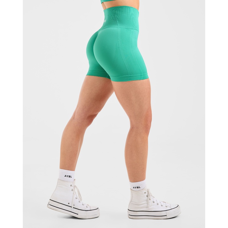 Empower Seamless Shorts – Jade Green XS