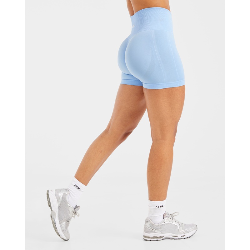 Empower Seamless Shorts – Sky Blue XS