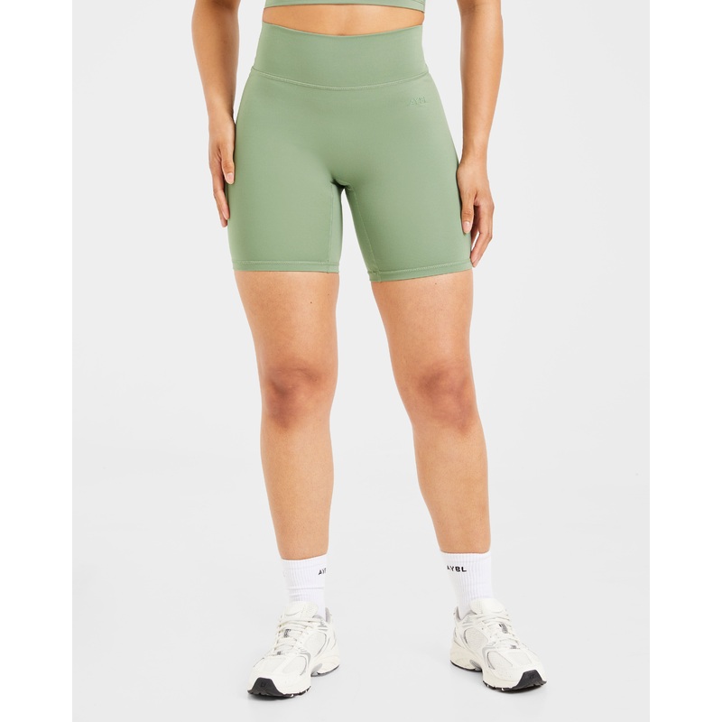Staple Cycling Shorts – Olive Green XS