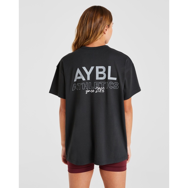 AYBL Athletics Oversized T Shirt – Black XS