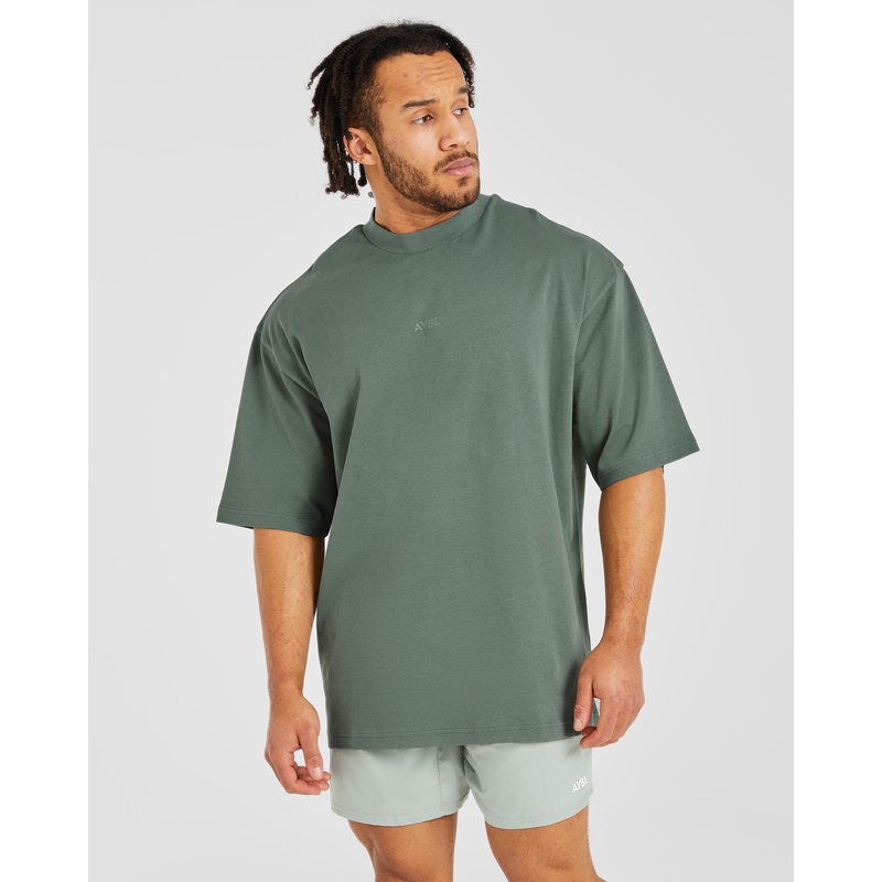 Craft Oversized T Shirt – Vintage Sage XS