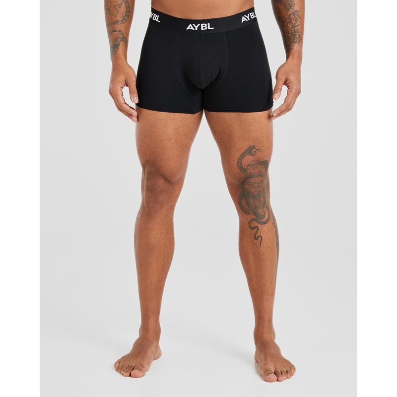 Essential Boxer Trunk (3 pack) – Black XS