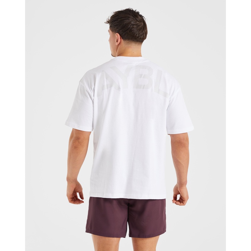 Essential Oversized T Shirt – White XS