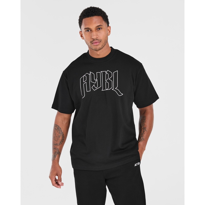 Gothic Oversized T Shirt – Black XS