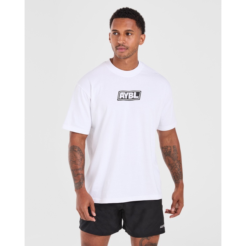Retro Oversized T Shirt – White XS