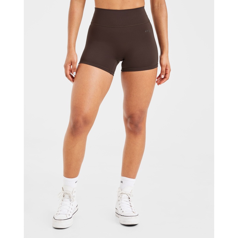Staple Shorts – Coffee Brown XS