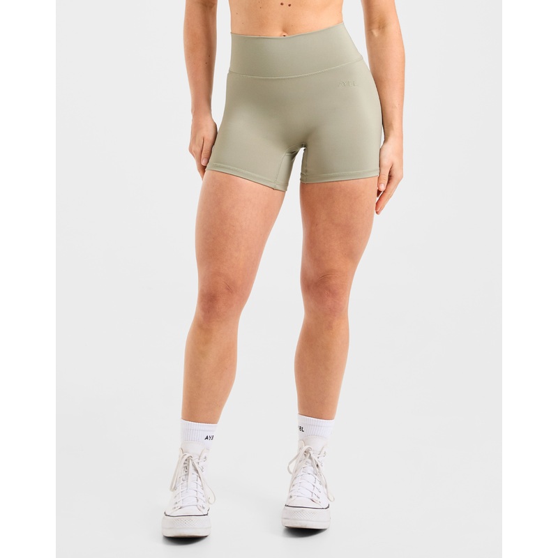 Staple Shorts – Washed Olive XS