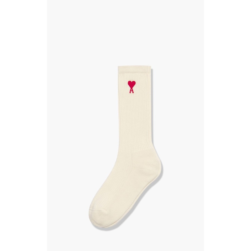 AMI Paris 3-Pack ADC Socks Off White 39-42