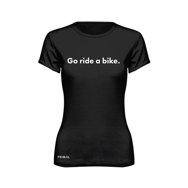 Go Ride a Bike Women’s T-Shirt XS