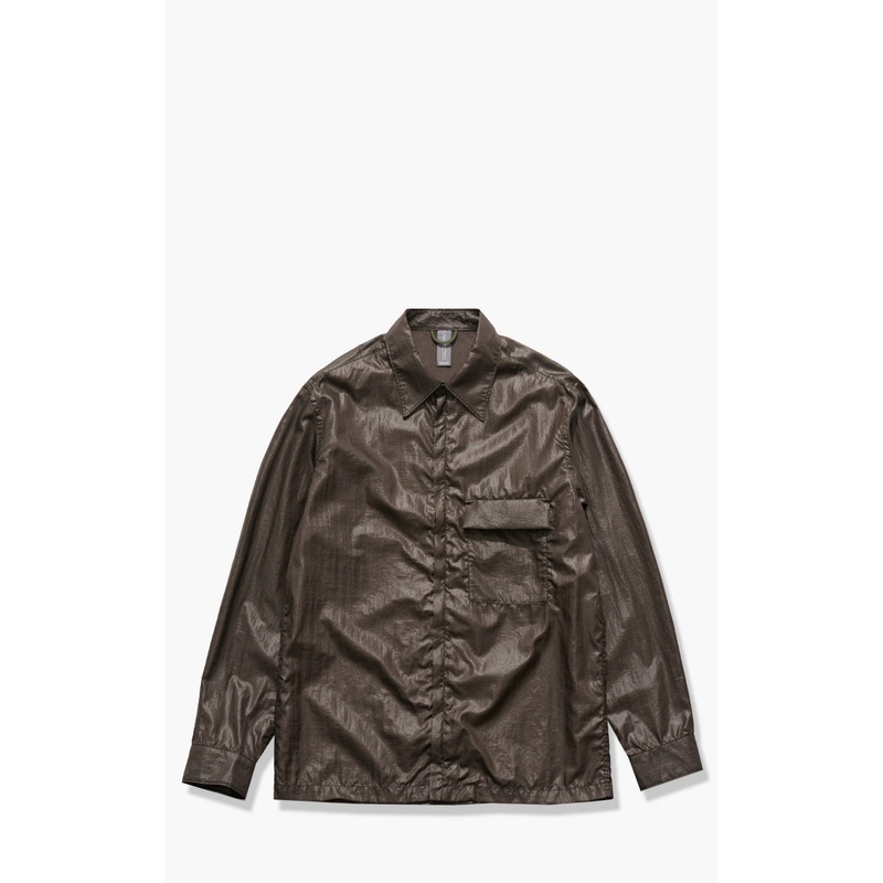 UNAFFECTED Zip-Up Shirt Olive S