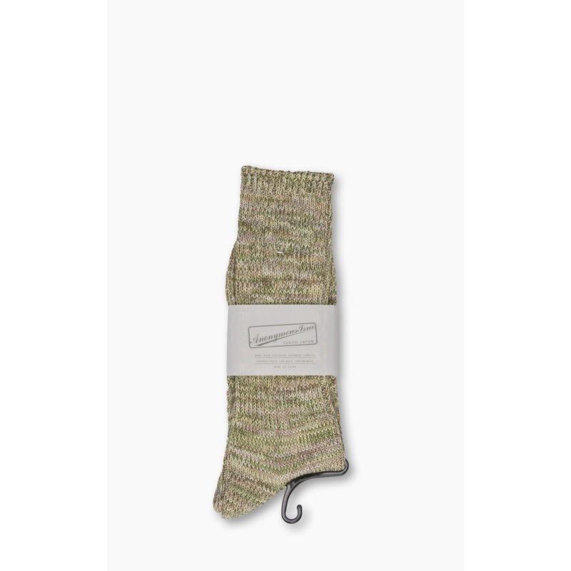Anonymous Ism Socks 5 Color Mix Crew Khaki