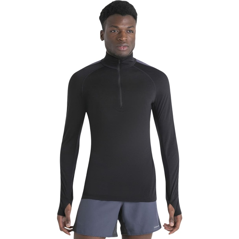 icebreaker 125 ZoneKnit Merino Blend Long Sleeve Half Zip Thermal Top – Men’s