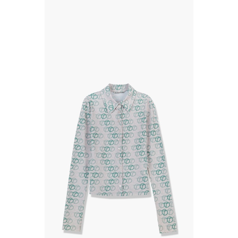 TheOpen Product Gradational Symbol Shirt Green 1