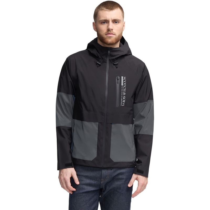 Scotch & Soda Kirk Rain Jacket – Men’s