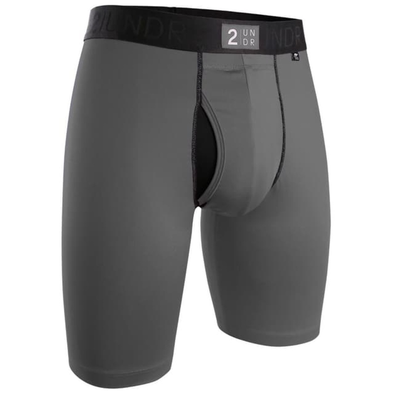 2UNDR 2UNDR Power Shift 2.0 Long Leg Boxer Briefs 9″ – Men’s