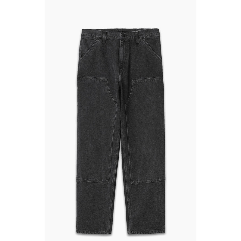 Carhartt WIP Double Knee Pant Smith Denim Black Stone Washed 30/32