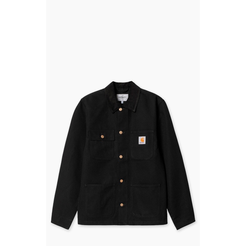 Carhartt WIP Michigan Coat Dearborn Canvas Rigid Black/Black M