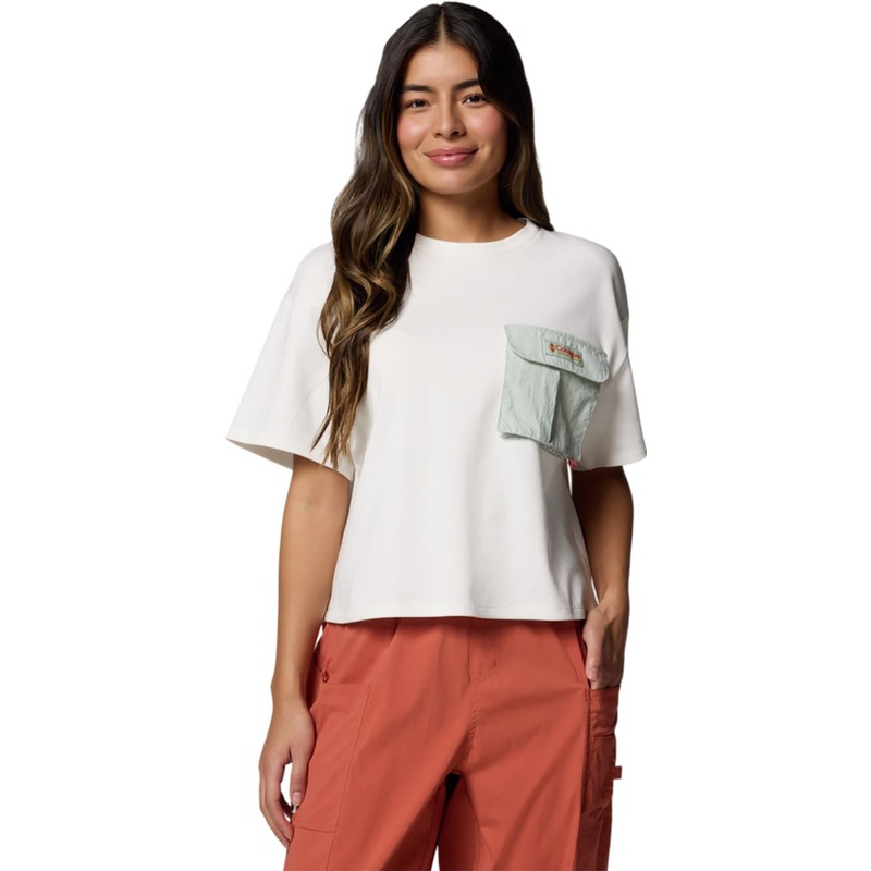 Columbia Cove Beach Cropped Pocket T-Shirt – Women’s
