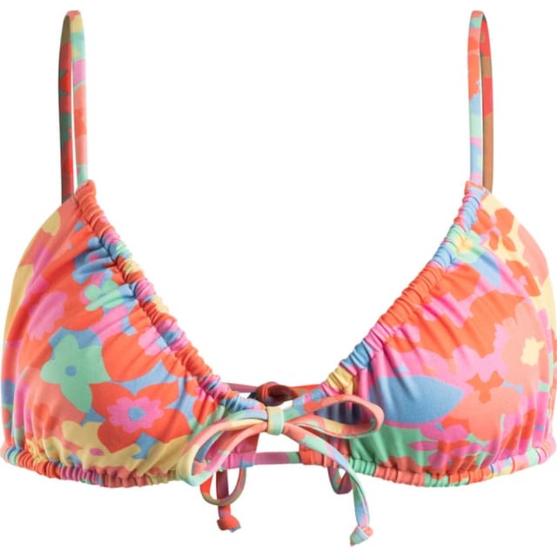 Billabong Coast Is Clear Ruched Triangle Bikini Top – Women’s