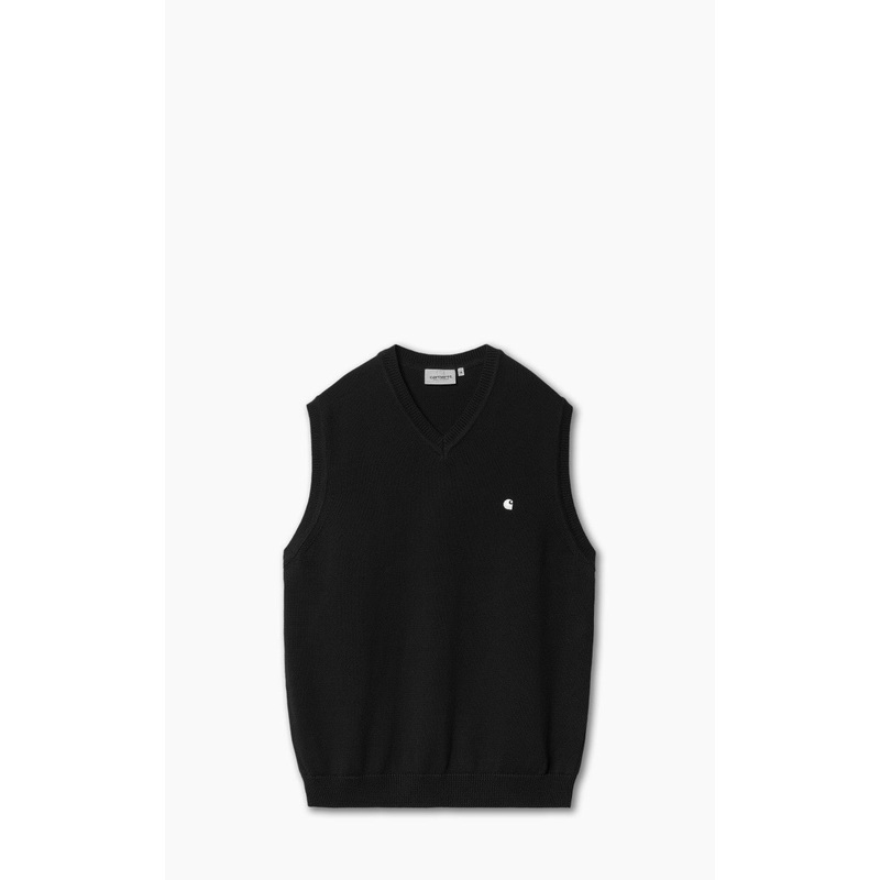 Carhartt WIP Madison Vest Sweater Black/Wax S