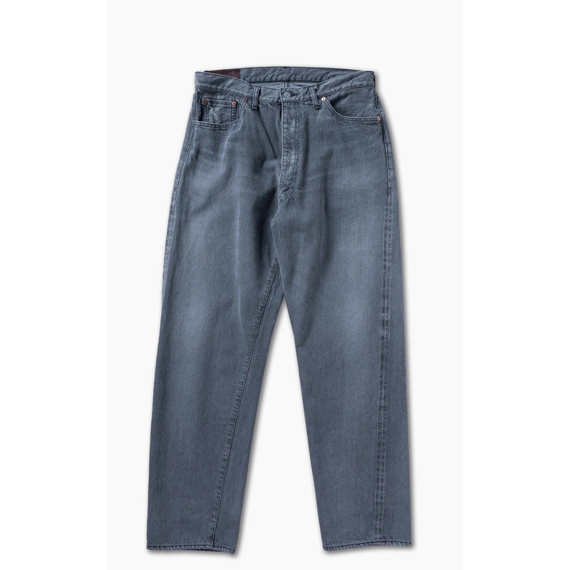 Kaptain Sunshine 5P Zipper Front Denim Pants Black Vintage Wash W30