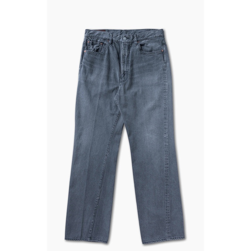 Kaptain Sunshine Skate Shoecut Denim Pants Black Vintage Wash W30