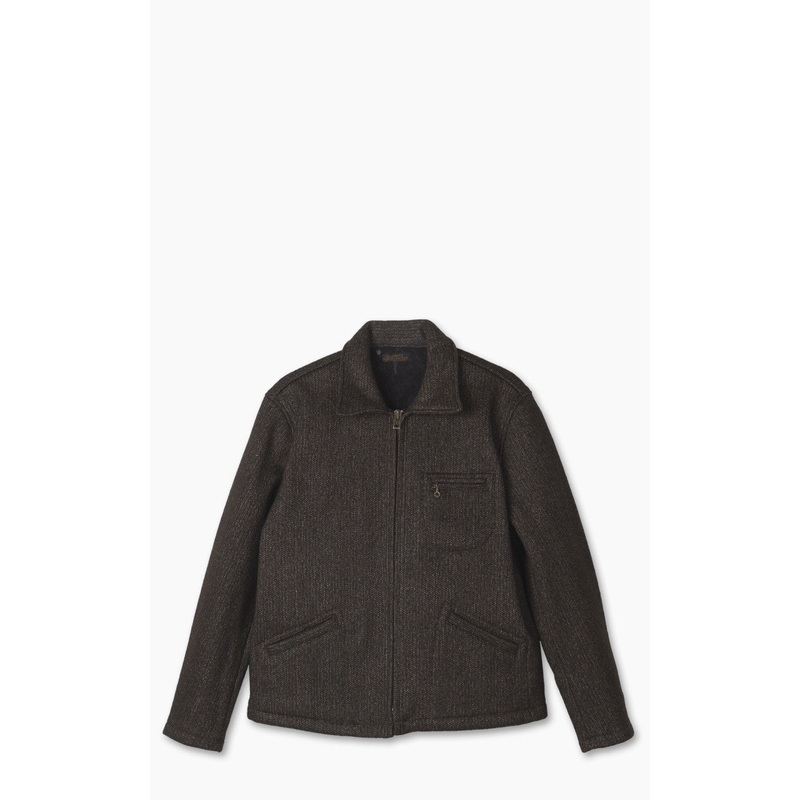 BBJ-024 Browns Beach Truckers Jacket Oxford Grey 40/L