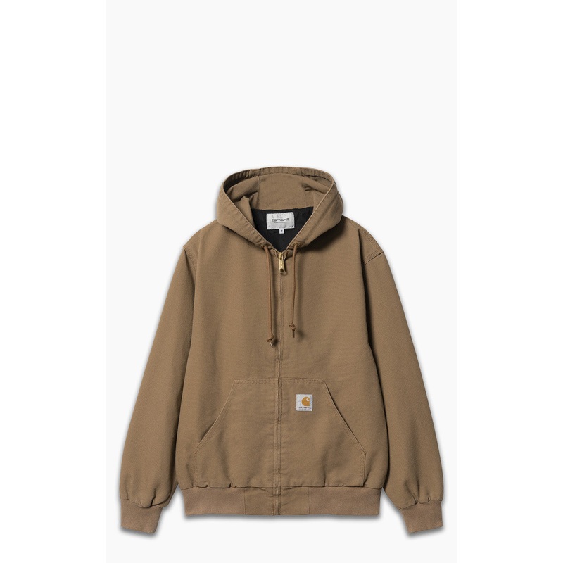 Carhartt WIP Active Jacket Dearborn Canvas Hamilton Brown Rinsed S