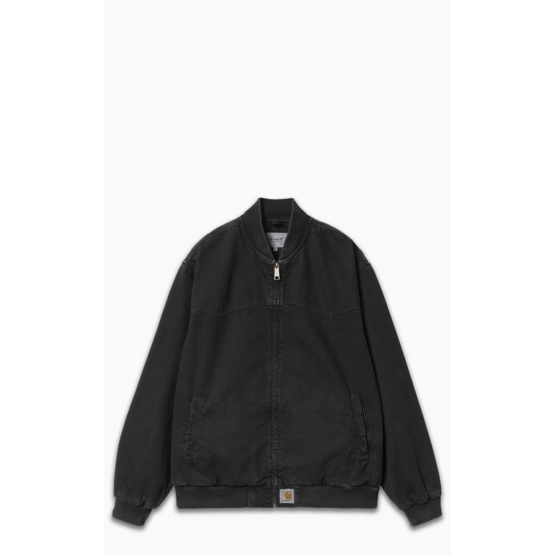 Carhartt WIP OG Santa Fe Bomber Clark Twill Black Stone Dyed S