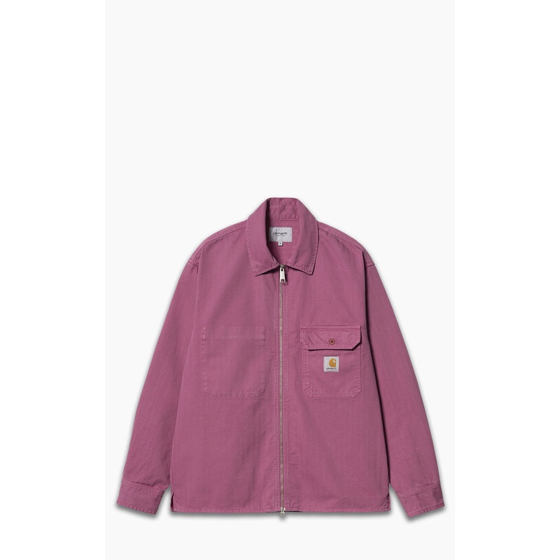 Carhartt WIP Rainer Shirt Jac Redmont Herringbone Magenta S