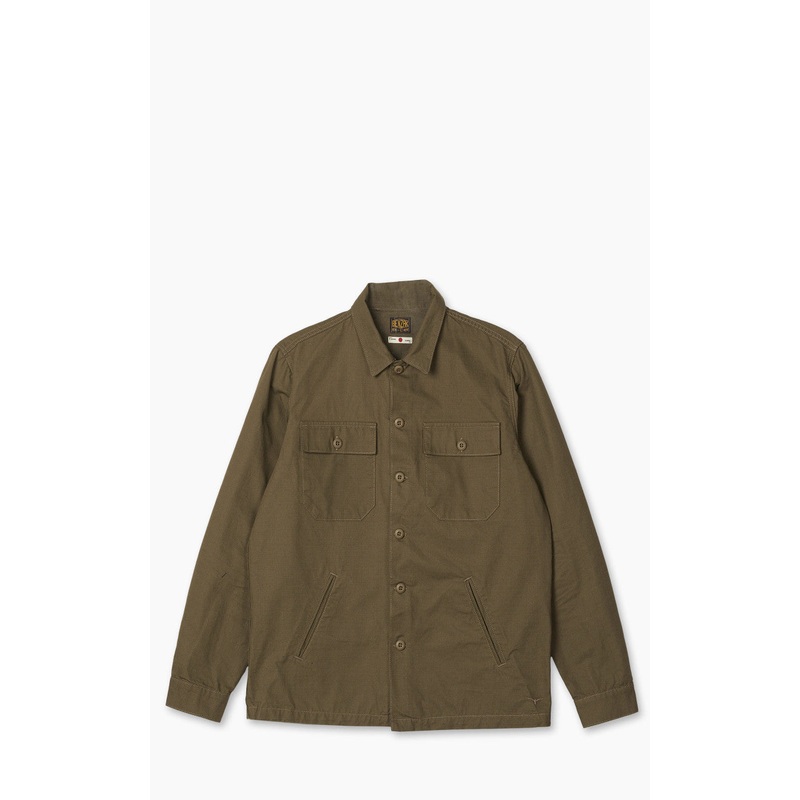 Benzak BWS-03 Military Overshirt Ripstop Olive Drab M