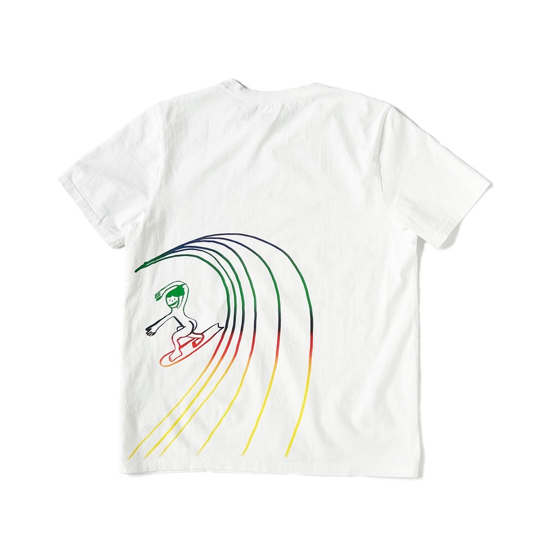 Dan McCarthy for Pilgrim Flying Fish Tee White Small