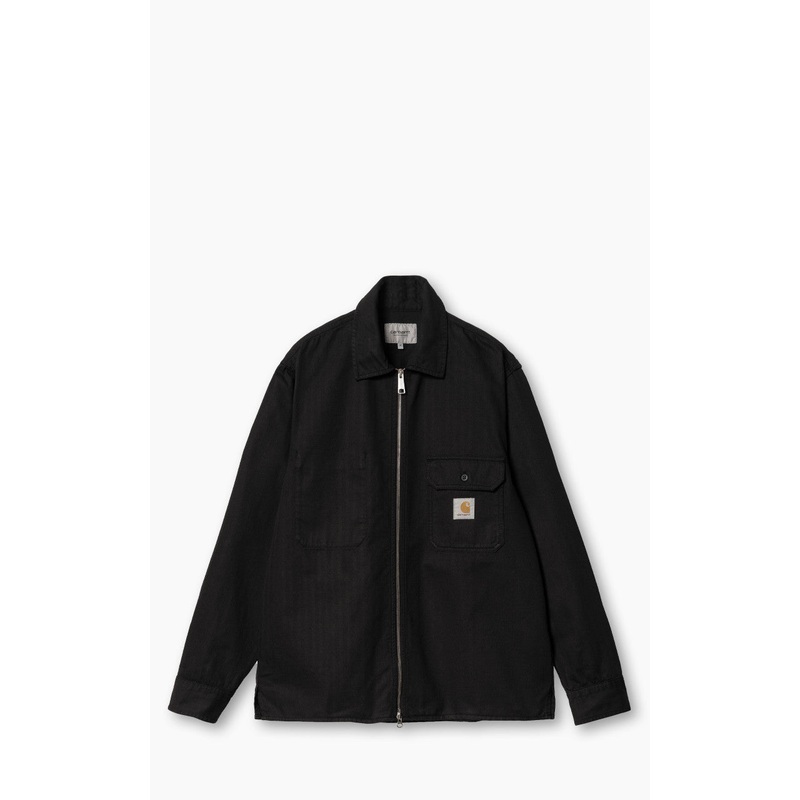 Carhartt WIP Rainer Shirt Jac Redmont Herringbone Black S