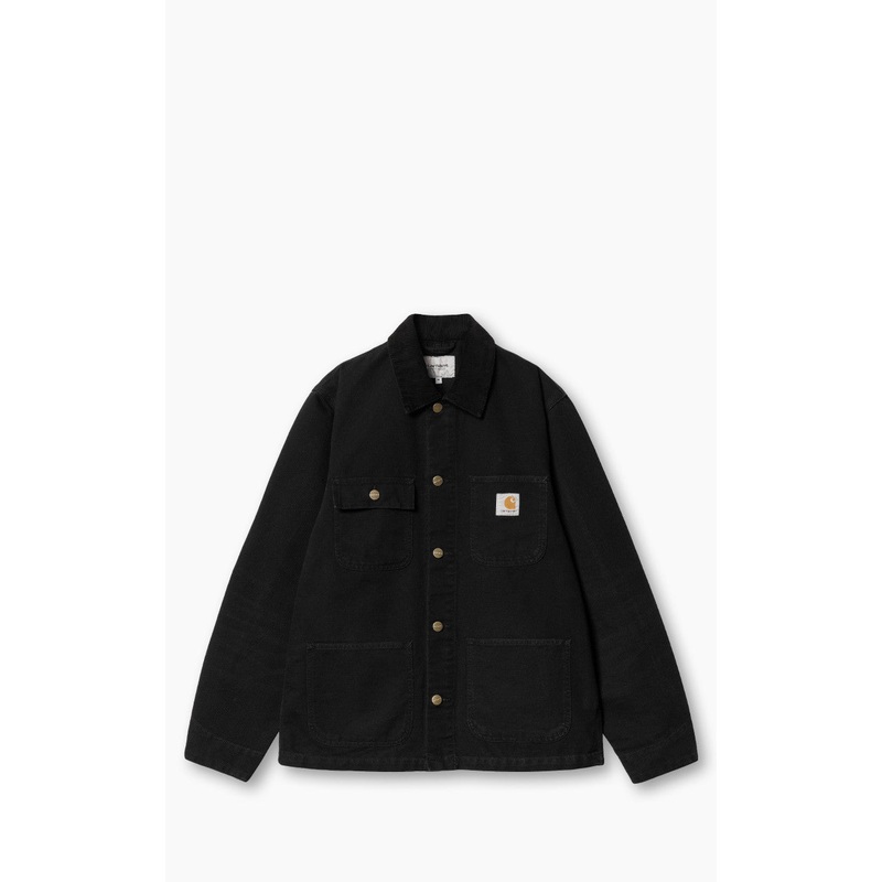 Carhartt WIP Michigan Coat Summer Dearborn Canvas Black/Black Aged S