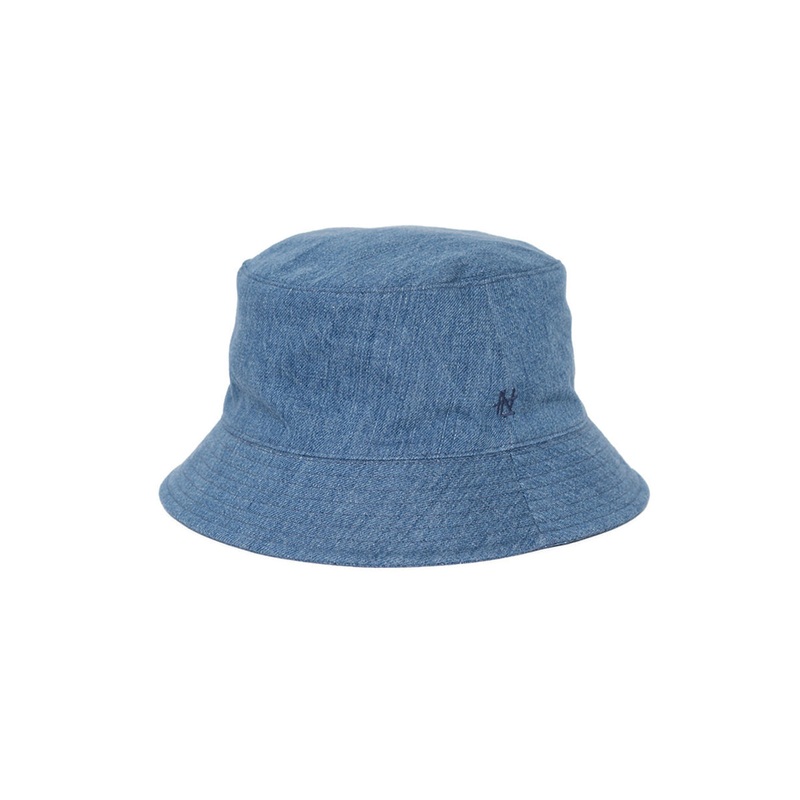 Denim Hat Indigo Bleach 57