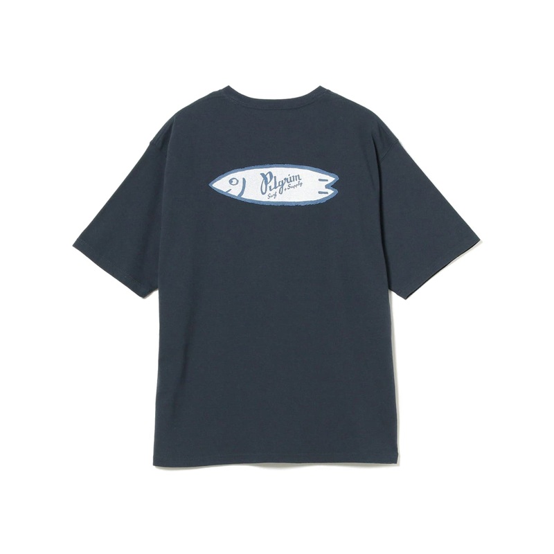 Fish SS Tee Navy Small