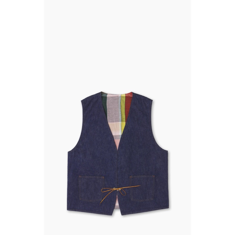 Hippie’s Reversible Denim Vest Indigo One Wash 1/XS