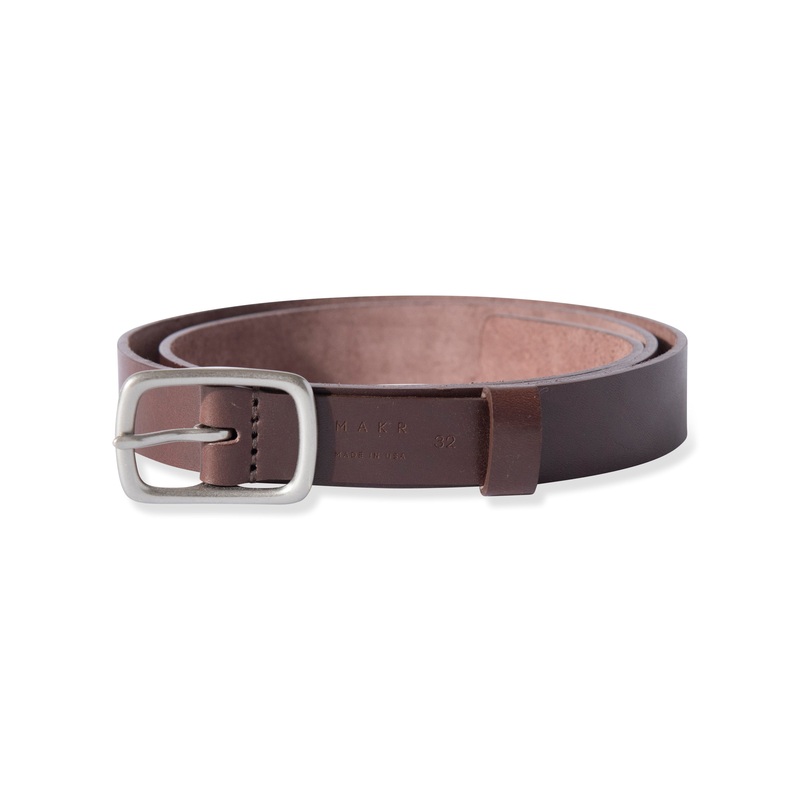 Leather Belt Brown 30