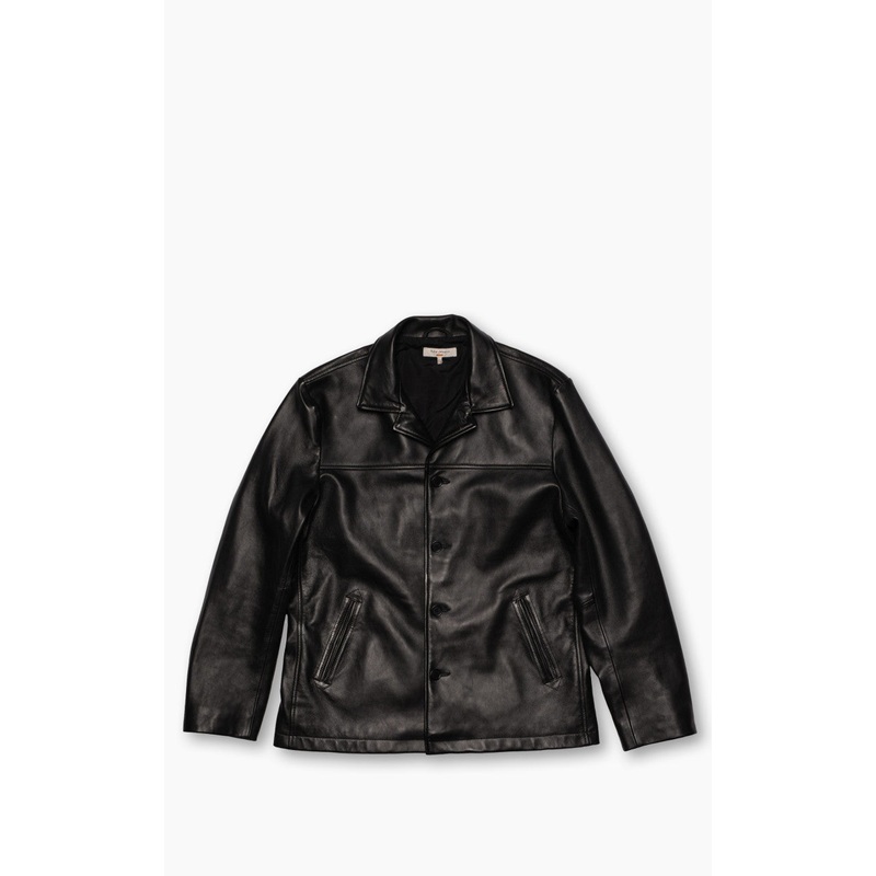 Nudie Jeans Ferry Leather Jacket Black S