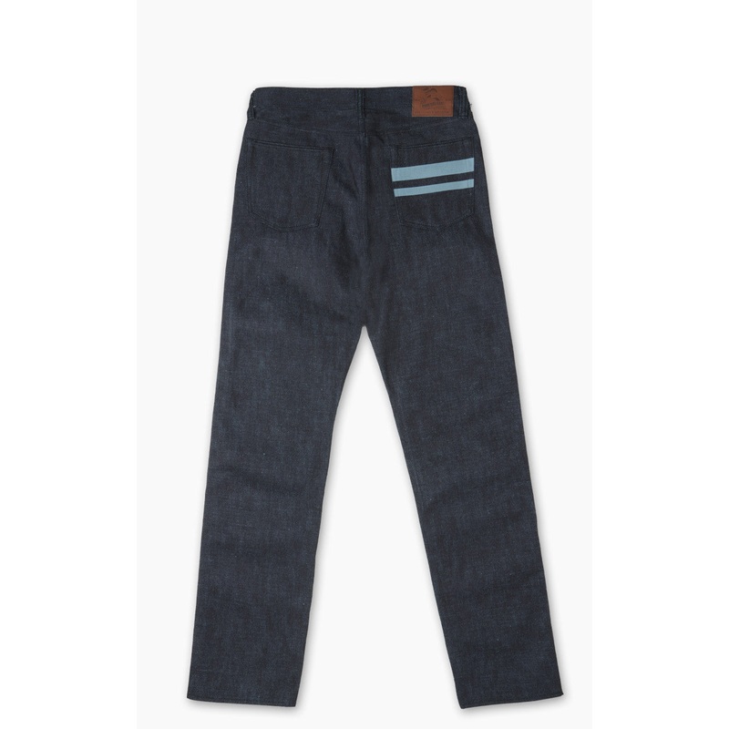 Momotaro Jeans 0405-IM Indigo x Mint Blue High Tapered 15.7oz 30/34