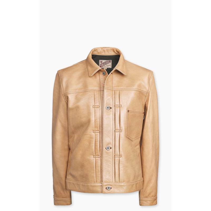 Y’2 Leather KB-140-T Horsehide Type I Leather Jacket Persimmon Dyed Kakishibu 38/S