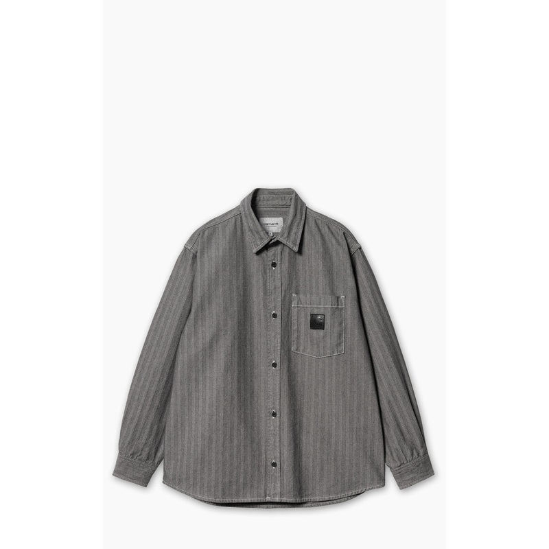 Carhartt WIP Menard Shirt Jacket Monsey Herringbone Grey S