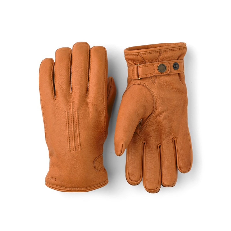 Deerskin Lambsfur Lined Glove Cork 7