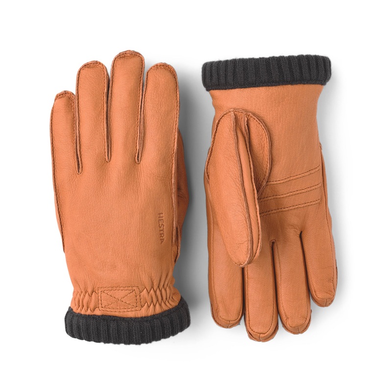 Deerskin Primaloft Ribbed Glove Cork 7